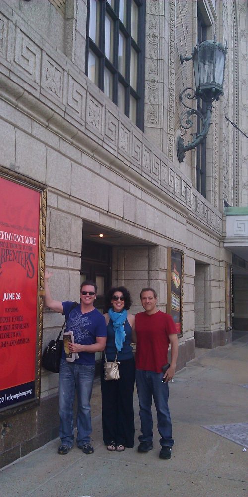 With producer Jim Brickman at St Louis Premiere