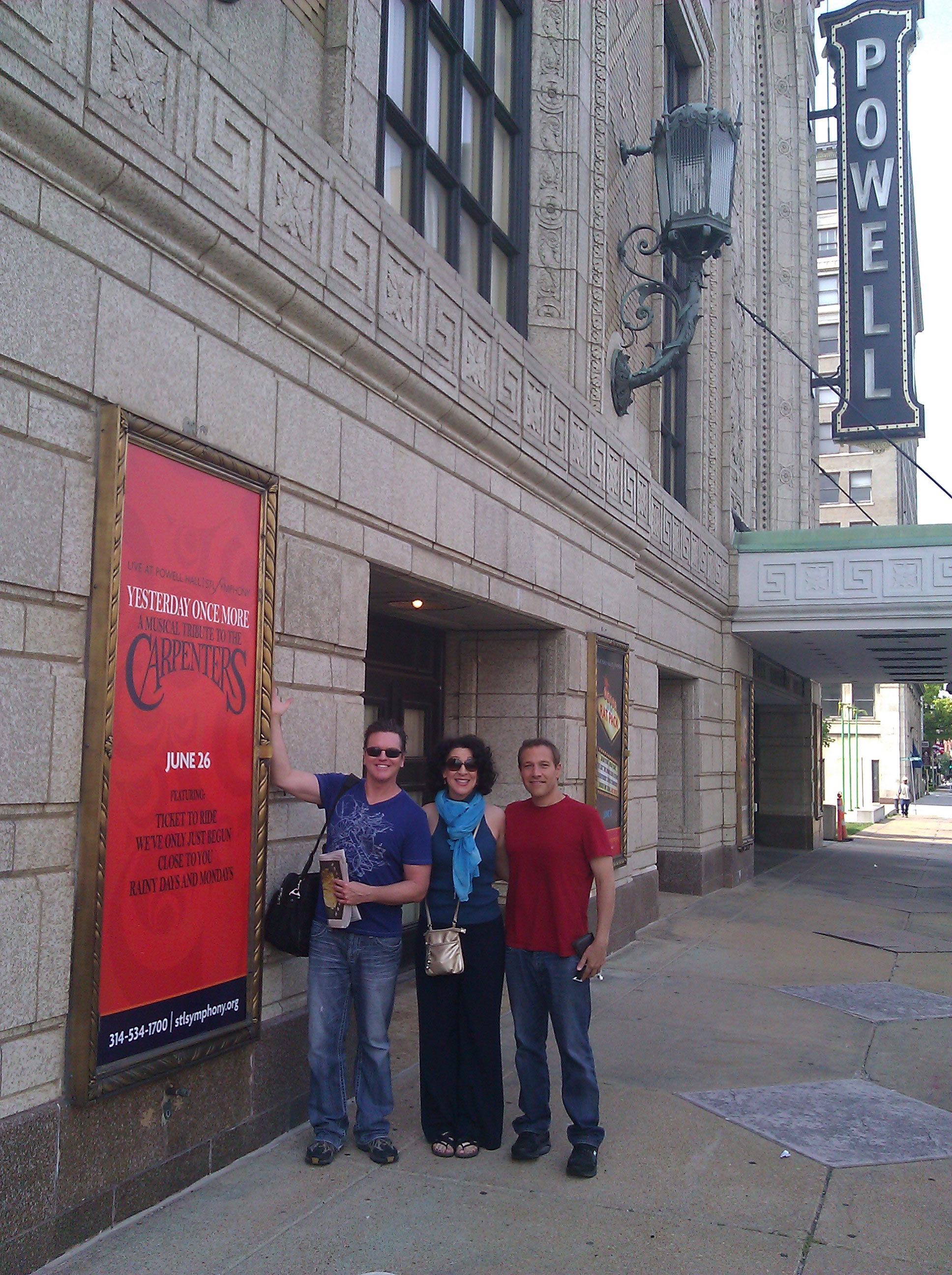 With producer Jim Brickman at St Louis Premiere