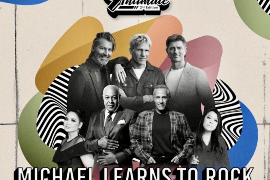 Show poster for "Michael Learns to Rock" starring Peabo Bryson and Jim Brickman.